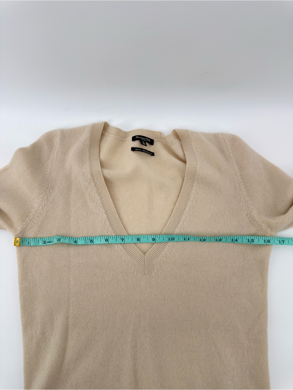 Massimo Dutti %100 Cashmere Sweater S Tan - Picture 4 of 5